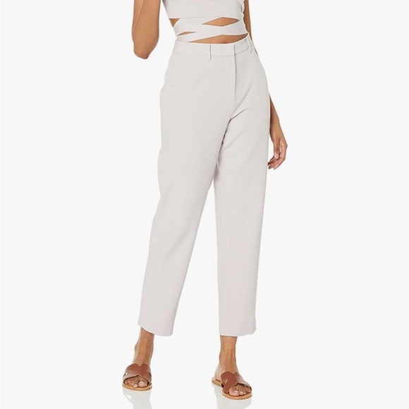 The Drop Abby Flat Pant (color in Lilac Marble) - Picture 3 of 6